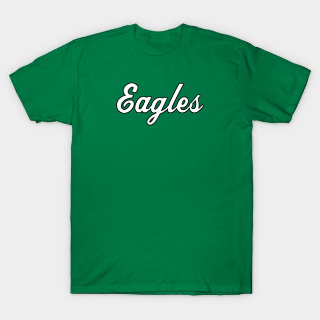 Script Philly Eagles Philadelphia Ealges T Shirt TeePublic